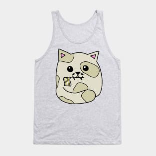 demigender pride flag cat Tank Top